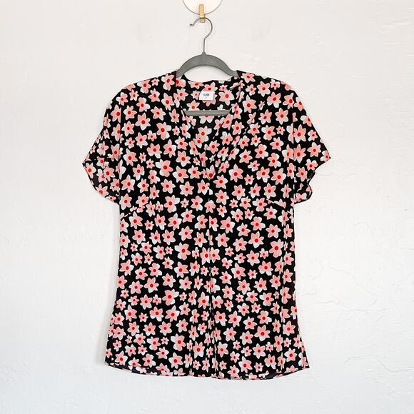 CAbi 5347 Harmony Black Floral Blouse Small - Picture 5 of 5